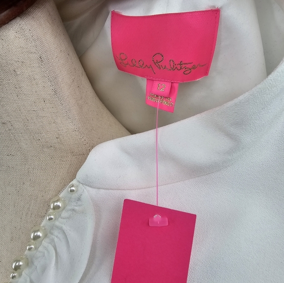 NWT Lilly Pulitzer Adalee Shift Resort White Style 005422 Size 12 - Picture 3 of 8